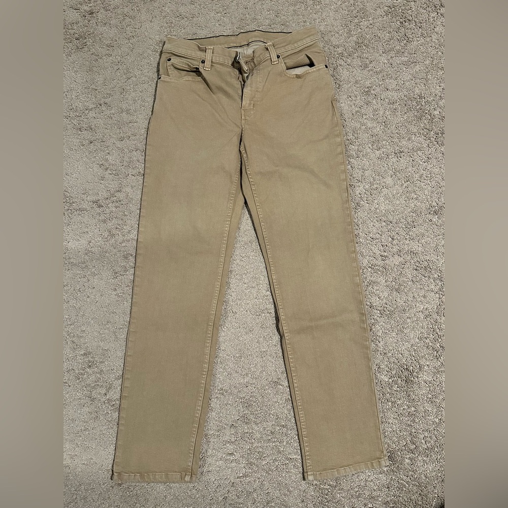 Men's L.L. Bean BeanFlex® Jeans, Slim Fit, Straight Leg Tan